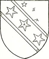 An illustration from The visitation of the county of Warwick, begun by Thomas May, Chester, and Gregory King, Rouge dragon, in Hilary vacacon, 1682. Reviewed by them in the Trinity vacacon following, and finished by Henry Dethick Richmond, and said rouge dragon pursuiv in Trinity vacation, 1683, by virtue of several deputations from Sir Henry St. George, Clarenceux king of arms (1911)