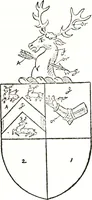 An illustration from The visitation of the county of Warwick, begun by Thomas May, Chester, and Gregory King, Rouge dragon, in Hilary vacacon, 1682. Reviewed by them in the Trinity vacacon following, and finished by Henry Dethick Richmond, and said rouge dragon pursuiv in Trinity vacation, 1683, by virtue of several deputations from Sir Henry St. George, Clarenceux king of arms (1911)