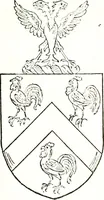 An illustration from The visitation of the county of Warwick, begun by Thomas May, Chester, and Gregory King, Rouge dragon, in Hilary vacacon, 1682. Reviewed by them in the Trinity vacacon following, and finished by Henry Dethick Richmond, and said rouge dragon pursuiv in Trinity vacation, 1683, by virtue of several deputations from Sir Henry St. George, Clarenceux king of arms (1911)