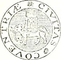 An illustration from The visitation of the county of Warwick, begun by Thomas May, Chester, and Gregory King, Rouge dragon, in Hilary vacacon, 1682. Reviewed by them in the Trinity vacacon following, and finished by Henry Dethick Richmond, and said rouge dragon pursuiv in Trinity vacation, 1683, by virtue of several deputations from Sir Henry St. George, Clarenceux king of arms (1911)