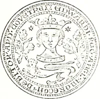 An illustration from The visitation of the county of Warwick, begun by Thomas May, Chester, and Gregory King, Rouge dragon, in Hilary vacacon, 1682. Reviewed by them in the Trinity vacacon following, and finished by Henry Dethick Richmond, and said rouge dragon pursuiv in Trinity vacation, 1683, by virtue of several deputations from Sir Henry St. George, Clarenceux king of arms (1911)