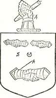 An illustration from The visitation of the county of Warwick, begun by Thomas May, Chester, and Gregory King, Rouge dragon, in Hilary vacacon, 1682. Reviewed by them in the Trinity vacacon following, and finished by Henry Dethick Richmond, and said rouge dragon pursuiv in Trinity vacation, 1683, by virtue of several deputations from Sir Henry St. George, Clarenceux king of arms (1911)