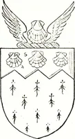 An illustration from The visitation of the county of Warwick, begun by Thomas May, Chester, and Gregory King, Rouge dragon, in Hilary vacacon, 1682. Reviewed by them in the Trinity vacacon following, and finished by Henry Dethick Richmond, and said rouge dragon pursuiv in Trinity vacation, 1683, by virtue of several deputations from Sir Henry St. George, Clarenceux king of arms (1911)