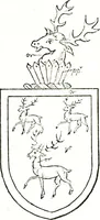 An illustration from The visitation of the county of Warwick, begun by Thomas May, Chester, and Gregory King, Rouge dragon, in Hilary vacacon, 1682. Reviewed by them in the Trinity vacacon following, and finished by Henry Dethick Richmond, and said rouge dragon pursuiv in Trinity vacation, 1683, by virtue of several deputations from Sir Henry St. George, Clarenceux king of arms (1911)