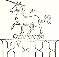 An illustration from The visitation of the county of Warwick, begun by Thomas May, Chester, and Gregory King, Rouge dragon, in Hilary vacacon, 1682. Reviewed by them in the Trinity vacacon following, and finished by Henry Dethick Richmond, and said rouge dragon pursuiv in Trinity vacation, 1683, by virtue of several deputations from Sir Henry St. George, Clarenceux king of arms (1911)