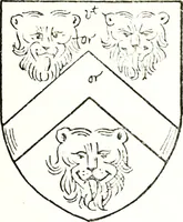 An illustration from The visitation of the county of Warwick, begun by Thomas May, Chester, and Gregory King, Rouge dragon, in Hilary vacacon, 1682. Reviewed by them in the Trinity vacacon following, and finished by Henry Dethick Richmond, and said rouge dragon pursuiv in Trinity vacation, 1683, by virtue of several deputations from Sir Henry St. George, Clarenceux king of arms (1911)