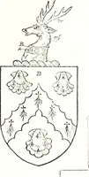An illustration from The visitation of the county of Warwick, begun by Thomas May, Chester, and Gregory King, Rouge dragon, in Hilary vacacon, 1682. Reviewed by them in the Trinity vacacon following, and finished by Henry Dethick Richmond, and said rouge dragon pursuiv in Trinity vacation, 1683, by virtue of several deputations from Sir Henry St. George, Clarenceux king of arms (1911)