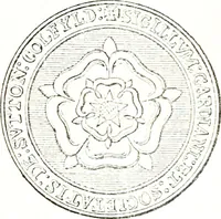 An illustration from The visitation of the county of Warwick, begun by Thomas May, Chester, and Gregory King, Rouge dragon, in Hilary vacacon, 1682. Reviewed by them in the Trinity vacacon following, and finished by Henry Dethick Richmond, and said rouge dragon pursuiv in Trinity vacation, 1683, by virtue of several deputations from Sir Henry St. George, Clarenceux king of arms (1911)