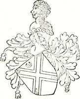 An illustration from The visitation of the county of Warwick, begun by Thomas May, Chester, and Gregory King, Rouge dragon, in Hilary vacacon, 1682. Reviewed by them in the Trinity vacacon following, and finished by Henry Dethick Richmond, and said rouge dragon pursuiv in Trinity vacation, 1683, by virtue of several deputations from Sir Henry St. George, Clarenceux king of arms (1911)