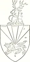 An illustration from The visitation of the county of Warwick, begun by Thomas May, Chester, and Gregory King, Rouge dragon, in Hilary vacacon, 1682. Reviewed by them in the Trinity vacacon following, and finished by Henry Dethick Richmond, and said rouge dragon pursuiv in Trinity vacation, 1683, by virtue of several deputations from Sir Henry St. George, Clarenceux king of arms (1911)