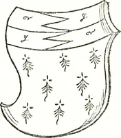 An illustration from The visitation of the county of Warwick, begun by Thomas May, Chester, and Gregory King, Rouge dragon, in Hilary vacacon, 1682. Reviewed by them in the Trinity vacacon following, and finished by Henry Dethick Richmond, and said rouge dragon pursuiv in Trinity vacation, 1683, by virtue of several deputations from Sir Henry St. George, Clarenceux king of arms (1911)