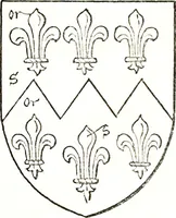 An illustration from The visitation of the county of Warwick, begun by Thomas May, Chester, and Gregory King, Rouge dragon, in Hilary vacacon, 1682. Reviewed by them in the Trinity vacacon following, and finished by Henry Dethick Richmond, and said rouge dragon pursuiv in Trinity vacation, 1683, by virtue of several deputations from Sir Henry St. George, Clarenceux king of arms (1911)