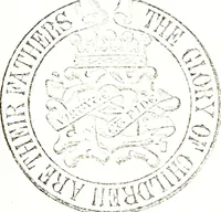 An illustration from The visitation of the county of Warwick, begun by Thomas May, Chester, and Gregory King, Rouge dragon, in Hilary vacacon, 1682. Reviewed by them in the Trinity vacacon following, and finished by Henry Dethick Richmond, and said rouge dragon pursuiv in Trinity vacation, 1683, by virtue of several deputations from Sir Henry St. George, Clarenceux king of arms (1911)