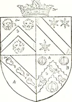 An illustration from The visitation of the county of Warwick, begun by Thomas May, Chester, and Gregory King, Rouge dragon, in Hilary vacacon, 1682. Reviewed by them in the Trinity vacacon following, and finished by Henry Dethick Richmond, and said rouge dragon pursuiv in Trinity vacation, 1683, by virtue of several deputations from Sir Henry St. George, Clarenceux king of arms (1911)