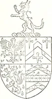 An illustration from The visitation of the county of Warwick, begun by Thomas May, Chester, and Gregory King, Rouge dragon, in Hilary vacacon, 1682. Reviewed by them in the Trinity vacacon following, and finished by Henry Dethick Richmond, and said rouge dragon pursuiv in Trinity vacation, 1683, by virtue of several deputations from Sir Henry St. George, Clarenceux king of arms (1911)