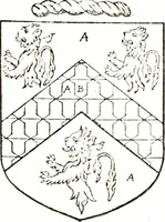 An illustration from The visitation of the county of Warwick, begun by Thomas May, Chester, and Gregory King, Rouge dragon, in Hilary vacacon, 1682. Reviewed by them in the Trinity vacacon following, and finished by Henry Dethick Richmond, and said rouge dragon pursuiv in Trinity vacation, 1683, by virtue of several deputations from Sir Henry St. George, Clarenceux king of arms (1911)