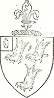 An illustration from The visitation of the county of Warwick, begun by Thomas May, Chester, and Gregory King, Rouge dragon, in Hilary vacacon, 1682. Reviewed by them in the Trinity vacacon following, and finished by Henry Dethick Richmond, and said rouge dragon pursuiv in Trinity vacation, 1683, by virtue of several deputations from Sir Henry St. George, Clarenceux king of arms (1911)