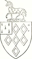 An illustration from The visitation of the county of Warwick, begun by Thomas May, Chester, and Gregory King, Rouge dragon, in Hilary vacacon, 1682. Reviewed by them in the Trinity vacacon following, and finished by Henry Dethick Richmond, and said rouge dragon pursuiv in Trinity vacation, 1683, by virtue of several deputations from Sir Henry St. George, Clarenceux king of arms (1911)