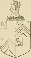 An illustration from The visitation of London, anno Domini 1633, 1634, and 1635. Made by Sr. Henry St. George, kt., Richmond herald, and deputy and marshal to Sr. Richard St. George, kt., Clarencieux king of armes (1886)