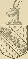 An illustration from The visitation of London, anno Domini 1633, 1634, and 1635. Made by Sr. Henry St. George, kt., Richmond herald, and deputy and marshal to Sr. Richard St. George, kt., Clarencieux king of armes (1886)