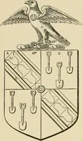 An illustration from The visitation of London, anno Domini 1633, 1634, and 1635. Made by Sr. Henry St. George, kt., Richmond herald, and deputy and marshal to Sr. Richard St. George, kt., Clarencieux king of armes (1886)