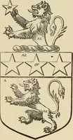 An illustration from The visitation of London, anno Domini 1633, 1634, and 1635. Made by Sr. Henry St. George, kt., Richmond herald, and deputy and marshal to Sr. Richard St. George, kt., Clarencieux king of armes (1886)