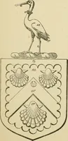 An illustration from The visitation of London, anno Domini 1633, 1634, and 1635. Made by Sr. Henry St. George, kt., Richmond herald, and deputy and marshal to Sr. Richard St. George, kt., Clarencieux king of armes (1886)