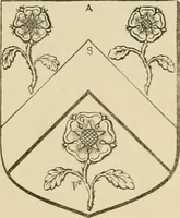 An illustration from The visitation of London, anno Domini 1633, 1634, and 1635. Made by Sr. Henry St. George, kt., Richmond herald, and deputy and marshal to Sr. Richard St. George, kt., Clarencieux king of armes (1886)