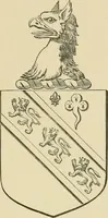 An illustration from The visitation of London, anno Domini 1633, 1634, and 1635. Made by Sr. Henry St. George, kt., Richmond herald, and deputy and marshal to Sr. Richard St. George, kt., Clarencieux king of armes (1886)