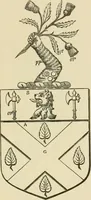 An illustration from The visitation of London, anno Domini 1633, 1634, and 1635. Made by Sr. Henry St. George, kt., Richmond herald, and deputy and marshal to Sr. Richard St. George, kt., Clarencieux king of armes (1886)