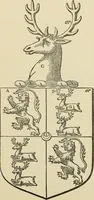 An illustration from The visitation of London, anno Domini 1633, 1634, and 1635. Made by Sr. Henry St. George, kt., Richmond herald, and deputy and marshal to Sr. Richard St. George, kt., Clarencieux king of armes (1886)