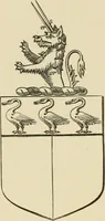 An illustration from The visitation of London, anno Domini 1633, 1634, and 1635. Made by Sr. Henry St. George, kt., Richmond herald, and deputy and marshal to Sr. Richard St. George, kt., Clarencieux king of armes (1886)