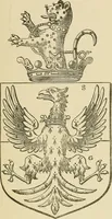 An illustration from The visitation of London, anno Domini 1633, 1634, and 1635. Made by Sr. Henry St. George, kt., Richmond herald, and deputy and marshal to Sr. Richard St. George, kt., Clarencieux king of armes (1886)