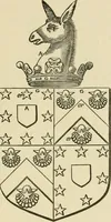 An illustration from The visitation of London, anno Domini 1633, 1634, and 1635. Made by Sr. Henry St. George, kt., Richmond herald, and deputy and marshal to Sr. Richard St. George, kt., Clarencieux king of armes (1886)
