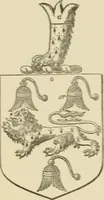 An illustration from The visitation of London, anno Domini 1633, 1634, and 1635. Made by Sr. Henry St. George, kt., Richmond herald, and deputy and marshal to Sr. Richard St. George, kt., Clarencieux king of armes (1886)