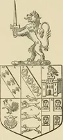 An illustration from The visitation of London, anno Domini 1633, 1634, and 1635. Made by Sr. Henry St. George, kt., Richmond herald, and deputy and marshal to Sr. Richard St. George, kt., Clarencieux king of armes (1886)