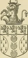 An illustration from The visitation of London, anno Domini 1633, 1634, and 1635. Made by Sr. Henry St. George, kt., Richmond herald, and deputy and marshal to Sr. Richard St. George, kt., Clarencieux king of armes (1886)