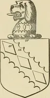 An illustration from The visitation of London, anno Domini 1633, 1634, and 1635. Made by Sr. Henry St. George, kt., Richmond herald, and deputy and marshal to Sr. Richard St. George, kt., Clarencieux king of armes (1886)