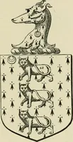 An illustration from The visitation of London, anno Domini 1633, 1634, and 1635. Made by Sr. Henry St. George, kt., Richmond herald, and deputy and marshal to Sr. Richard St. George, kt., Clarencieux king of armes (1886)