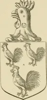 An illustration from The visitation of London, anno Domini 1633, 1634, and 1635. Made by Sr. Henry St. George, kt., Richmond herald, and deputy and marshal to Sr. Richard St. George, kt., Clarencieux king of armes (1886)