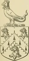 An illustration from The visitation of London, anno Domini 1633, 1634, and 1635. Made by Sr. Henry St. George, kt., Richmond herald, and deputy and marshal to Sr. Richard St. George, kt., Clarencieux king of armes (1886)