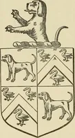 An illustration from The visitation of London, anno Domini 1633, 1634, and 1635. Made by Sr. Henry St. George, kt., Richmond herald, and deputy and marshal to Sr. Richard St. George, kt., Clarencieux king of armes (1886)