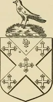 An illustration from The visitation of London, anno Domini 1633, 1634, and 1635. Made by Sr. Henry St. George, kt., Richmond herald, and deputy and marshal to Sr. Richard St. George, kt., Clarencieux king of armes (1886)