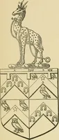 An illustration from The visitation of London, anno Domini 1633, 1634, and 1635. Made by Sr. Henry St. George, kt., Richmond herald, and deputy and marshal to Sr. Richard St. George, kt., Clarencieux king of armes (1886)