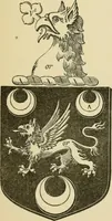 An illustration from The visitation of London, anno Domini 1633, 1634, and 1635. Made by Sr. Henry St. George, kt., Richmond herald, and deputy and marshal to Sr. Richard St. George, kt., Clarencieux king of armes (1886)