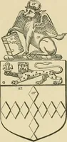 An illustration from The visitation of London, anno Domini 1633, 1634, and 1635. Made by Sr. Henry St. George, kt., Richmond herald, and deputy and marshal to Sr. Richard St. George, kt., Clarencieux king of armes (1886)