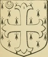 An illustration from The visitation of London, anno Domini 1633, 1634, and 1635. Made by Sr. Henry St. George, kt., Richmond herald, and deputy and marshal to Sr. Richard St. George, kt., Clarencieux king of armes (1886)