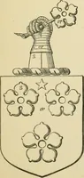 An illustration from The visitation of London, anno Domini 1633, 1634, and 1635. Made by Sr. Henry St. George, kt., Richmond herald, and deputy and marshal to Sr. Richard St. George, kt., Clarencieux king of armes (1886)