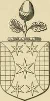 An illustration from The visitation of London, anno Domini 1633, 1634, and 1635. Made by Sr. Henry St. George, kt., Richmond herald, and deputy and marshal to Sr. Richard St. George, kt., Clarencieux king of armes (1886)