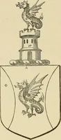 An illustration from The visitation of London, anno Domini 1633, 1634, and 1635. Made by Sr. Henry St. George, kt., Richmond herald, and deputy and marshal to Sr. Richard St. George, kt., Clarencieux king of armes (1886)